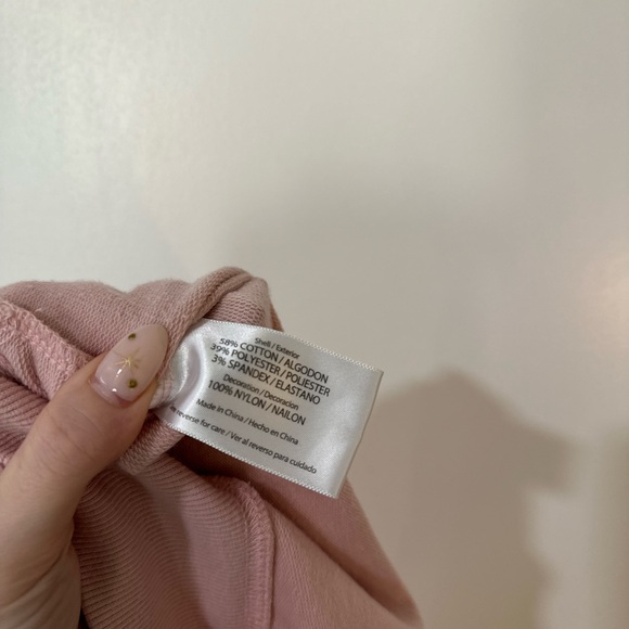 Wildfox Coffee & Sunshine pink oversized velvet graphic pullover size small - Picture 5 of 5